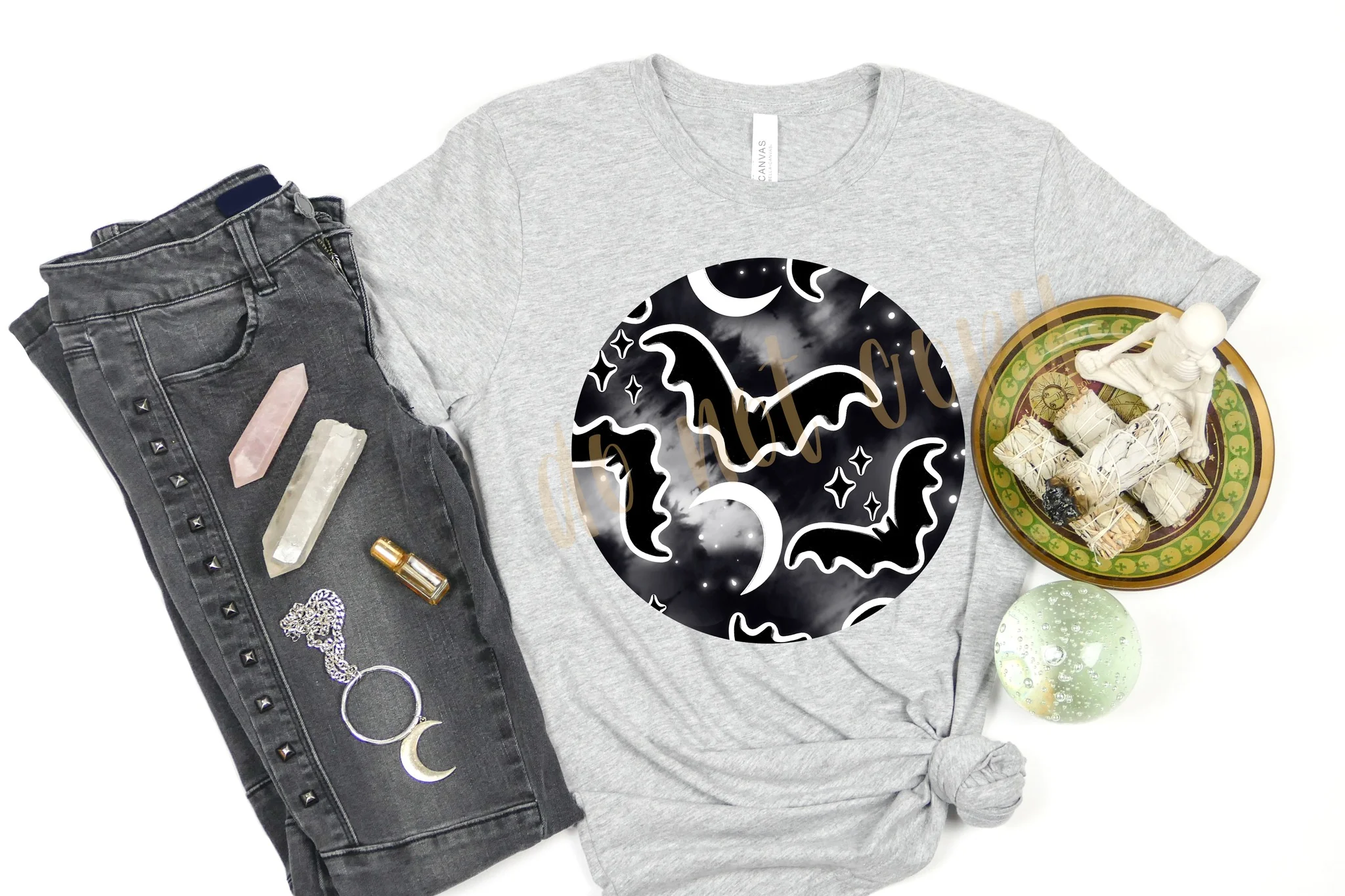 TSF RUN-MIDNIGHT BATS UNISEX TEE ADULTS/KIDS - Image 2