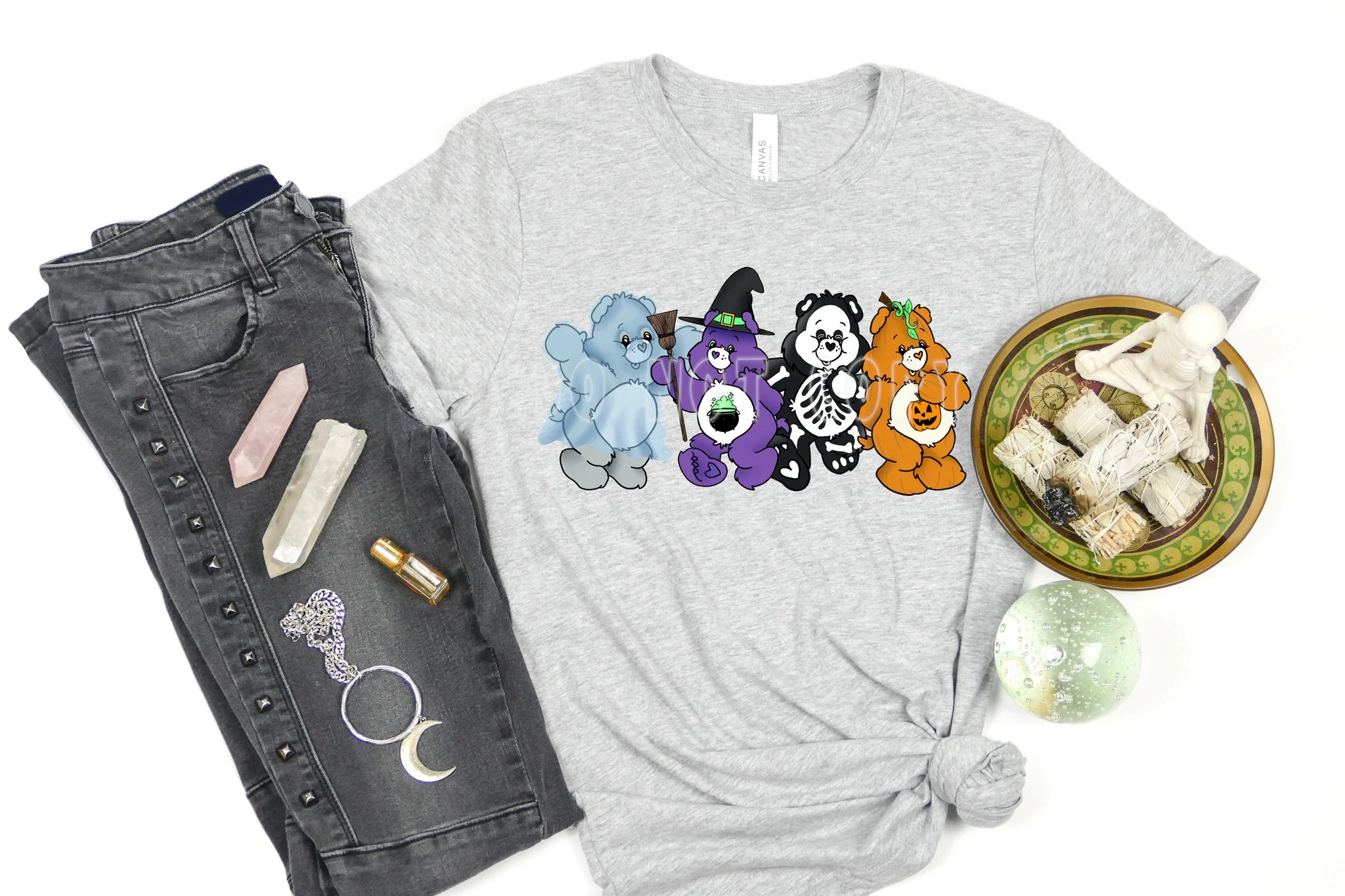 TSF RUN-SPOOKY BEARS UNISEX TEE ADULTS/KIDS - Image 2