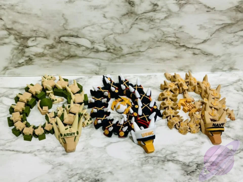 3D PRINTED NAVY DRAGON - Image 9