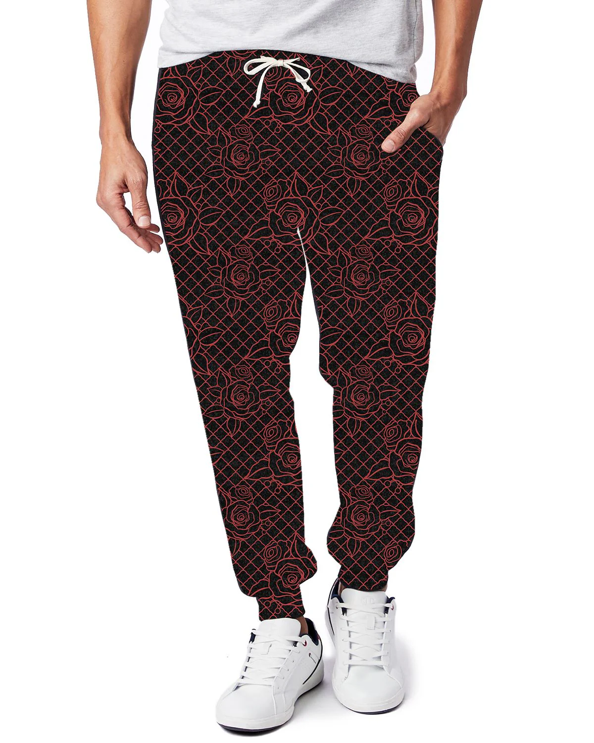 VDAY BATCH-LATTICE ROSES LEGGINGS AND JOGGERS - Image 2