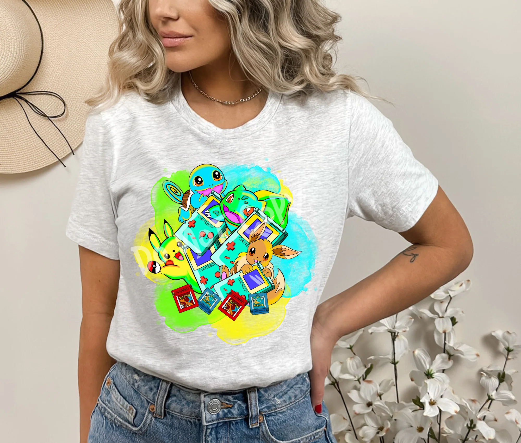 WATERCOLOR POKE TEE