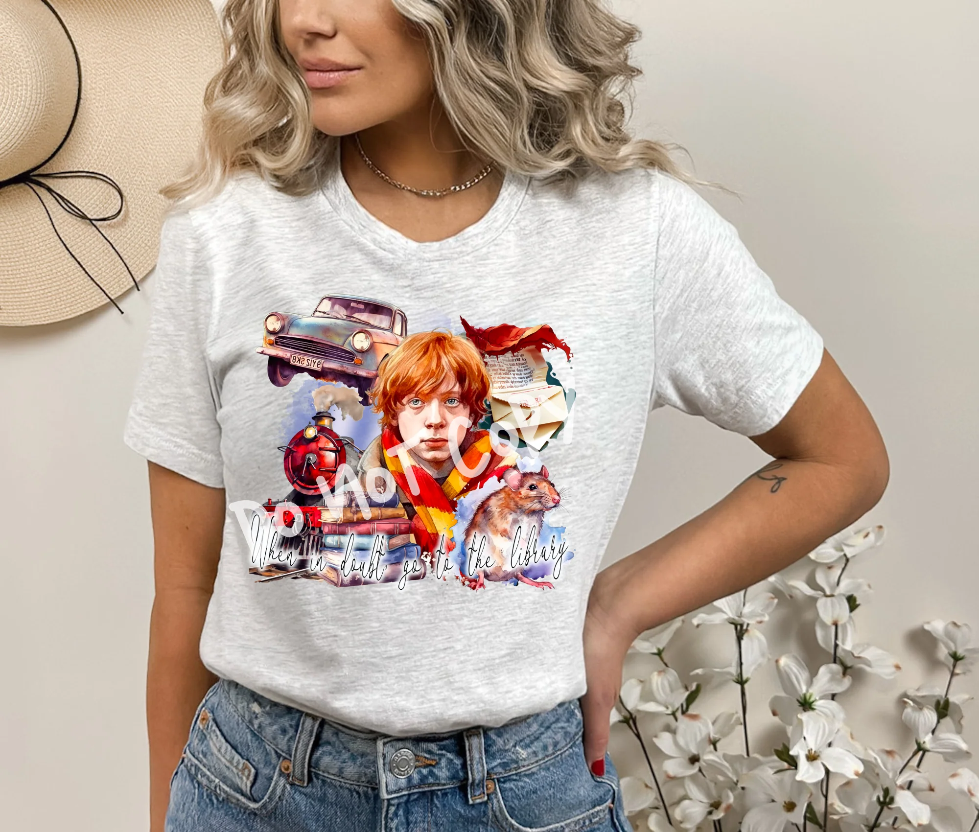 WHEN IN DOUBT GO TO THE LIBRARY TEE