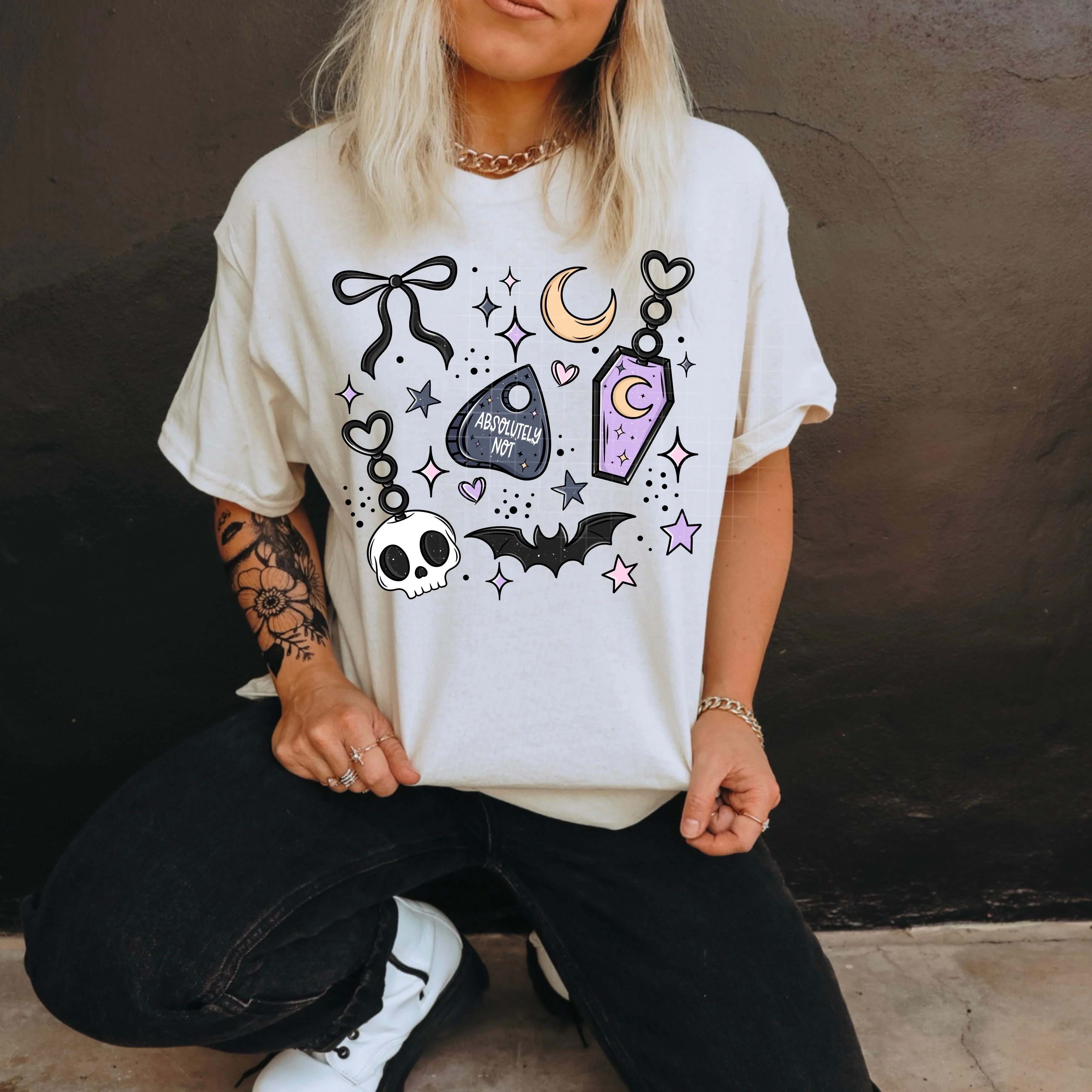WHITCHY BOWS TEE