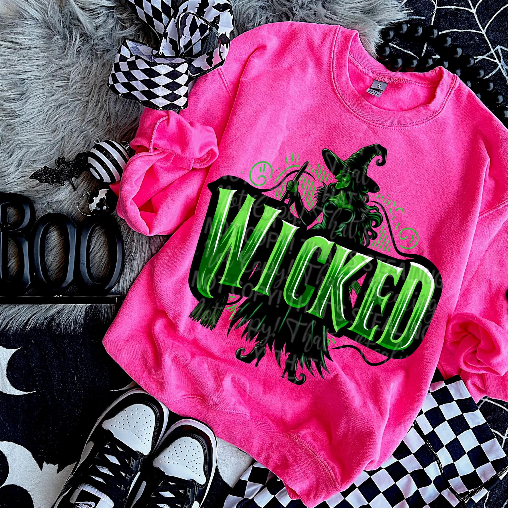 WICKED- CREW NECK SWEATSHIRT