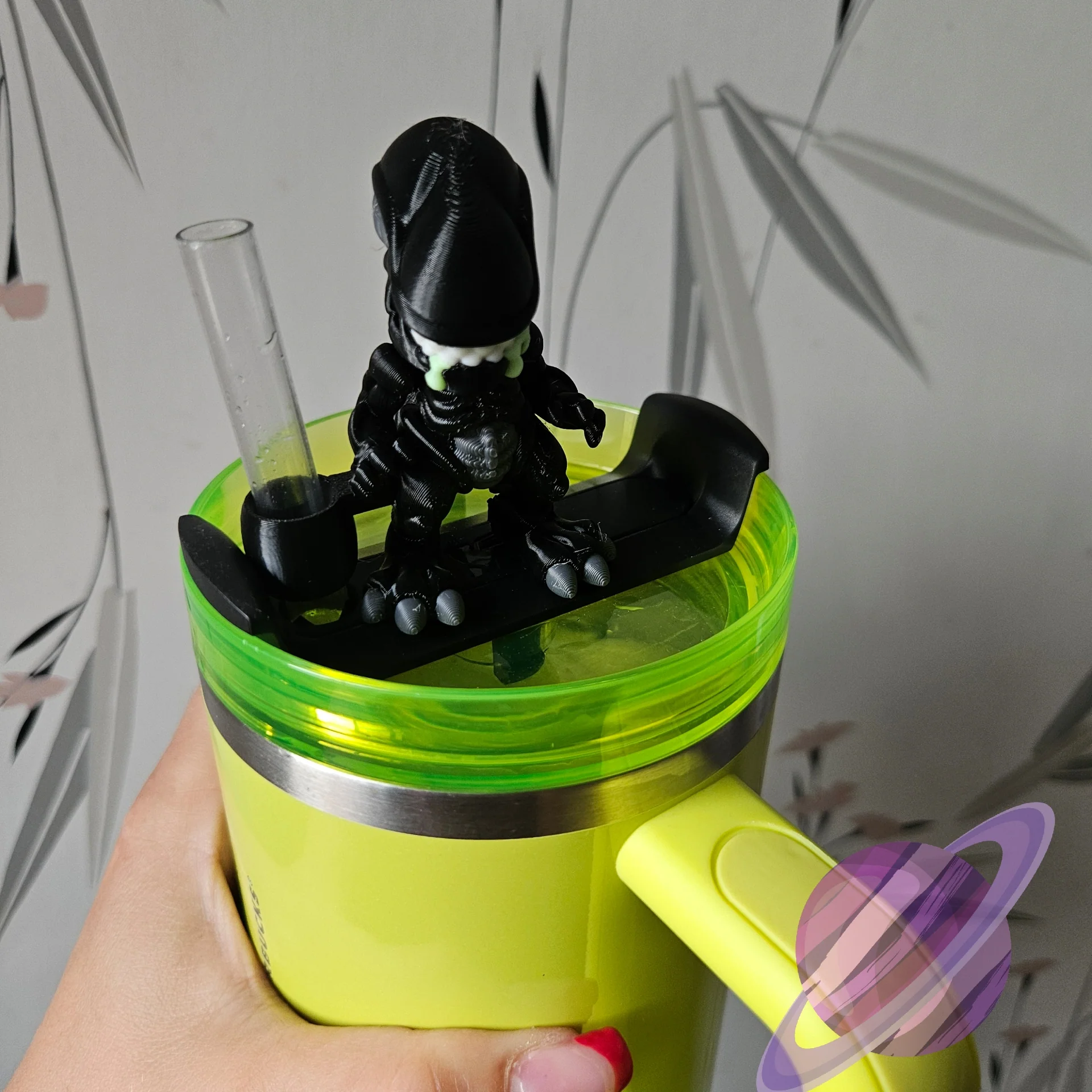 XENO ALIEN-3D PRINTED STRAW BUDDY - Image 3