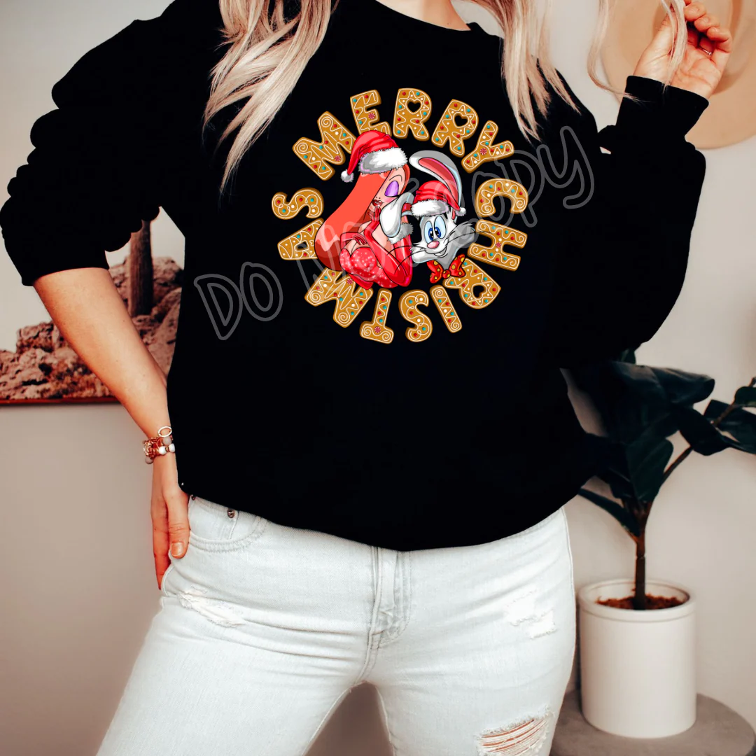 XMAS BUNNY - HOLIDAY RUN 2 - UNISEX HOODIE/SWEATER