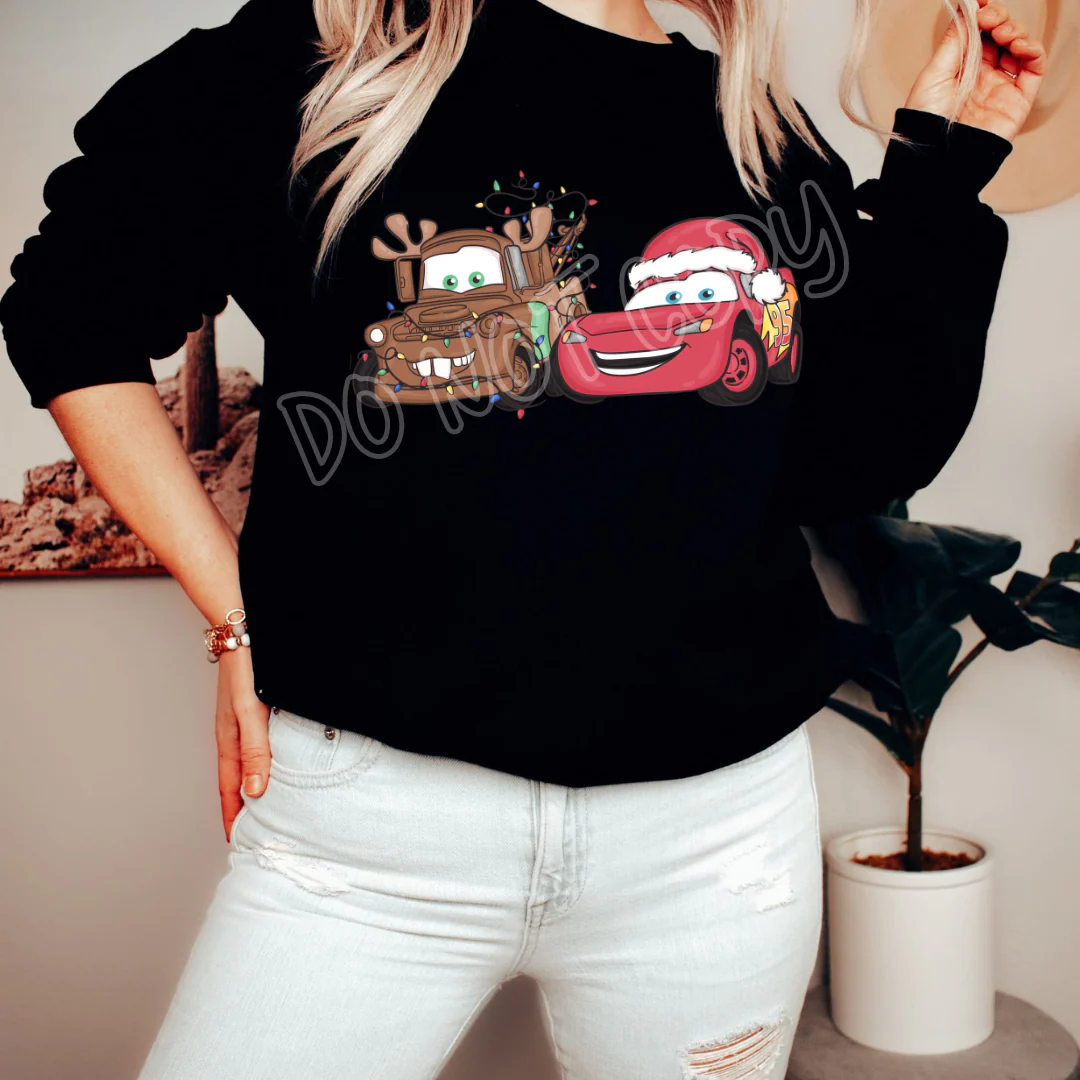 XMAS CAR - HOLIDAY RUN 1 - UNISEX HOODIE/SWEATER ADULTS/KIDS