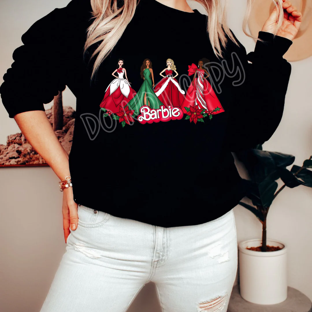 XMAS DOLL - HOLIDAY RUN 1 - UNISEX TEE ADULTS/KIDS