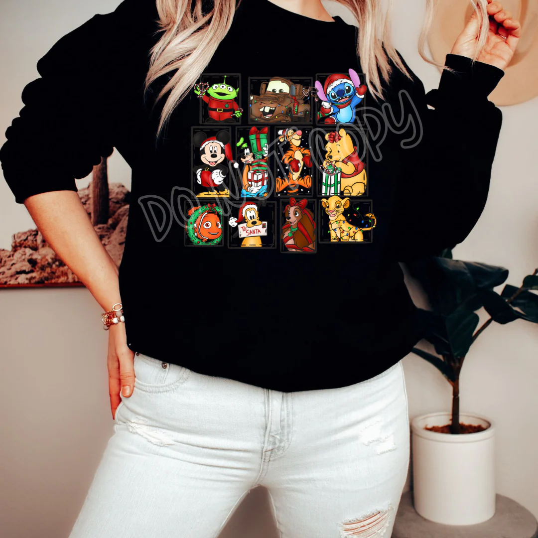 XMAS FRIENDS- HOLIDAY RUN 1 - UNISEX TEE ADULTS/KIDS
