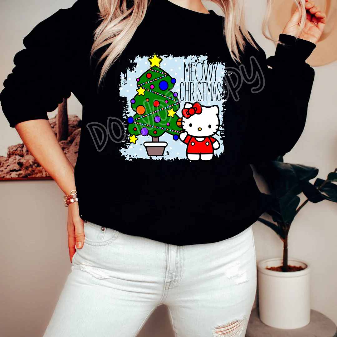 XMAS KITTY - HOLIDAY RUN 1 - UNISEX HOODIE/SWEATER