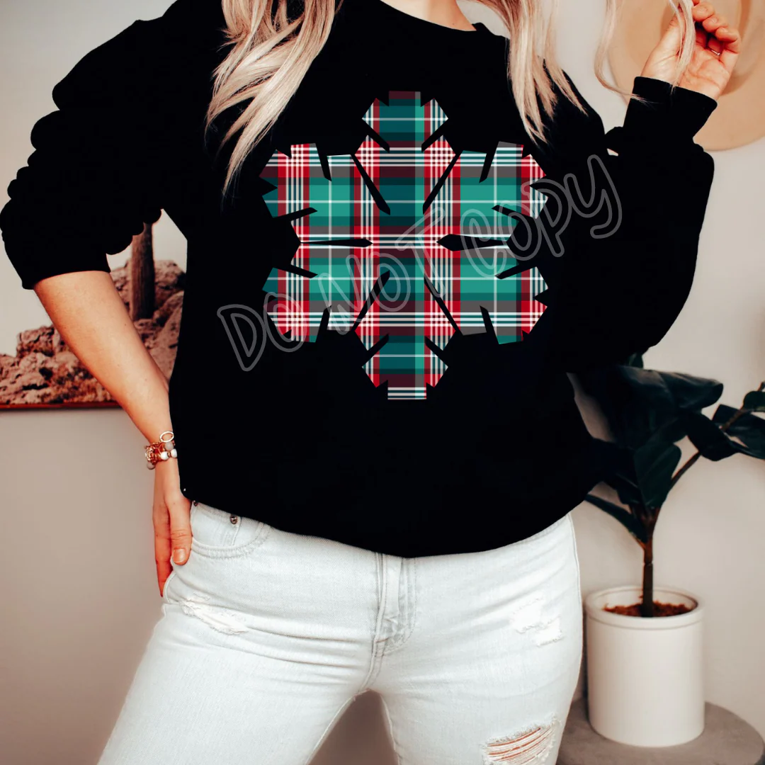 XMAS PLAID 3 - HOLIDAY RUN 2 - UNISEX TEE