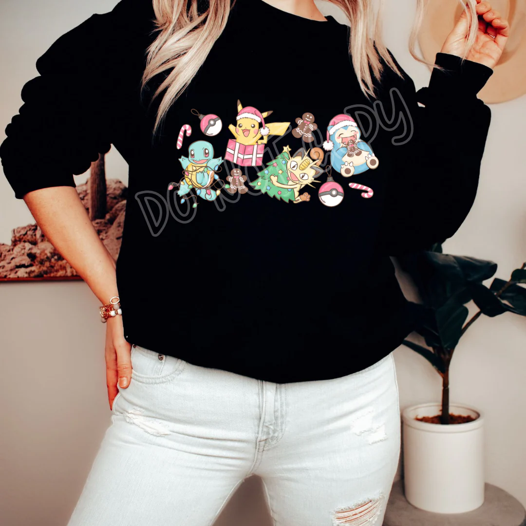 XMAS POKE - HOLIDAY RUN 1 - UNISEX TEE ADULTS/KIDS