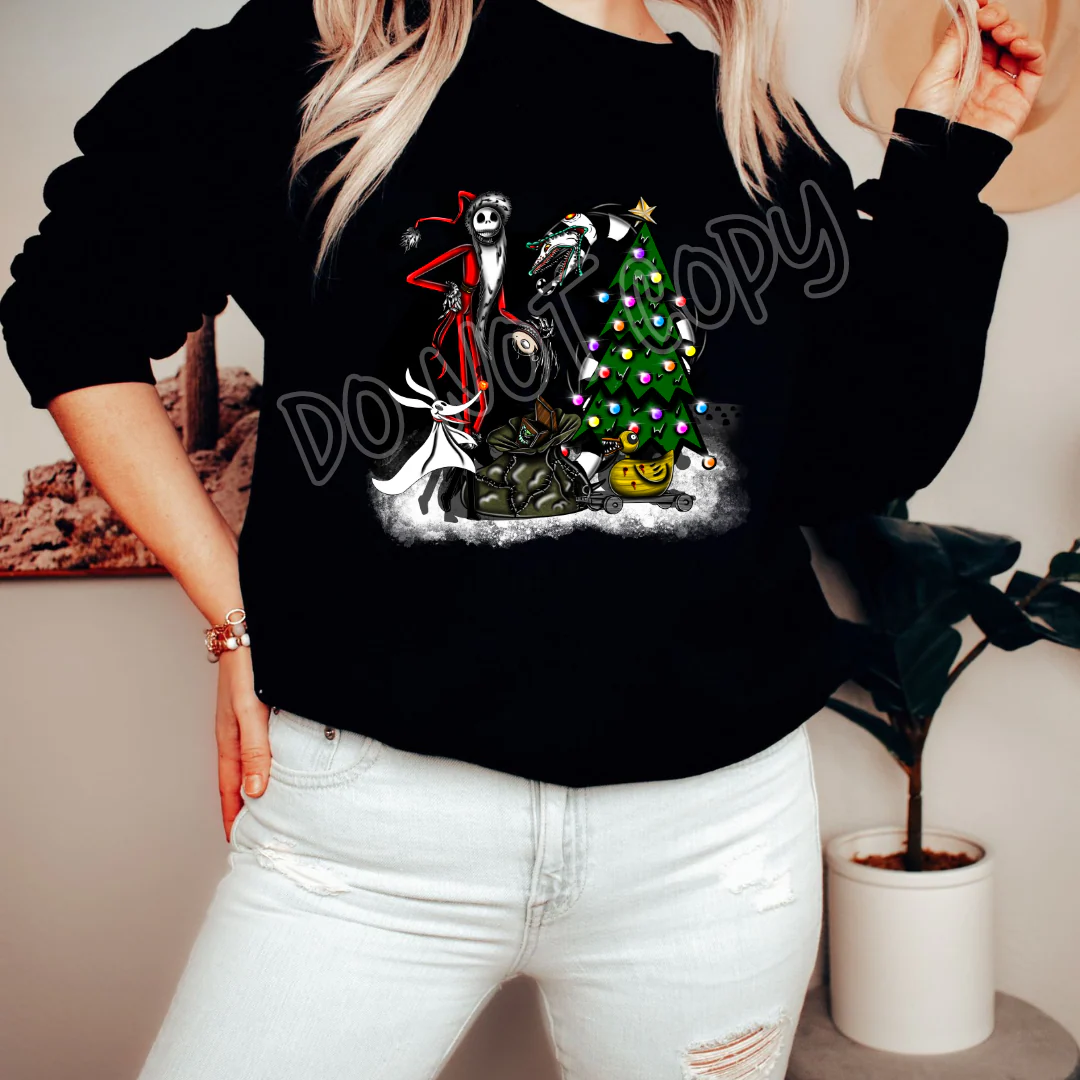 XMAS TREE - HOLIDAY RUN 1 - UNISEX TEE ADULTS/KIDS