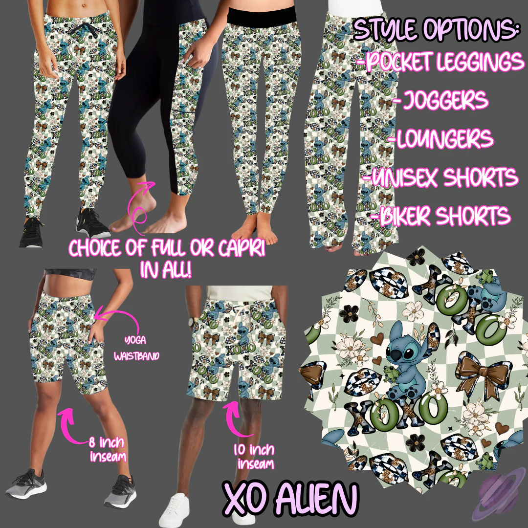 XO ALIEN-6 STYLES OF BOTTOMS-PREORDER CLOSING 2/17